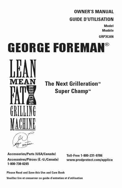 George Foreman Kitchen Grill GRP3CAN-page_pdf